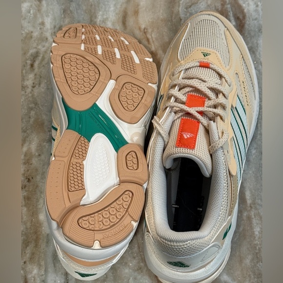 Men’s ADIDAS Spiritian 2000 Wonder White Core Green Sneakers- Size 9 - Picture 8 of 9